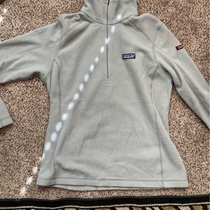 Patagonia Gray Better Sweater Quarter Zip Fleece